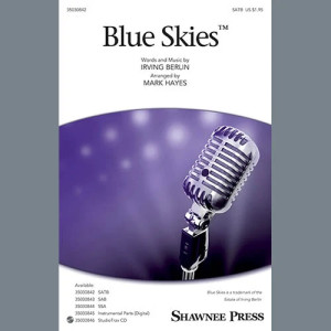 Blue Skies (arr. Mark Hayes) - Aux Percussion