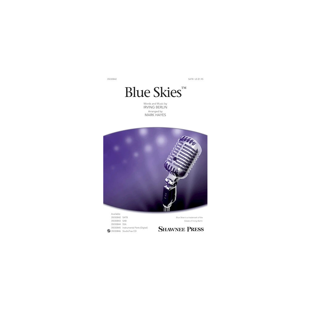 Blue Skies (arr. Mark Hayes) - Drum Set