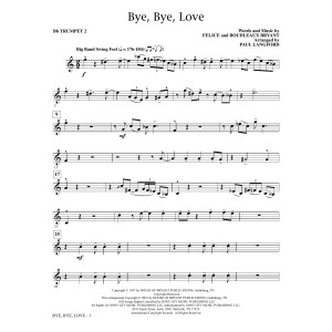 Bye, Bye Love - Bb Trumpet 2