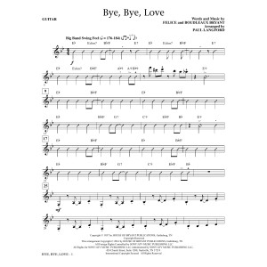 Bye, Bye Love - Guitar