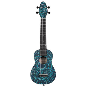 Pack Ukulele Soprano Keiki Bleu
