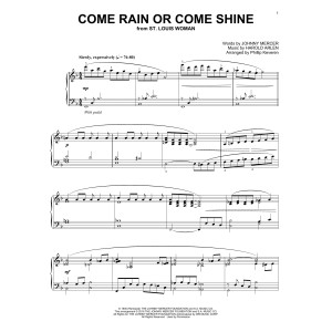 Come Rain Or Come Shine (arr. Phillip Keveren)
