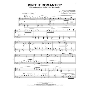Isn't It Romantic? (arr. Phillip Keveren)