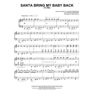 Santa, Bring My Baby Back (To Me) (arr. Phillip Keveren)