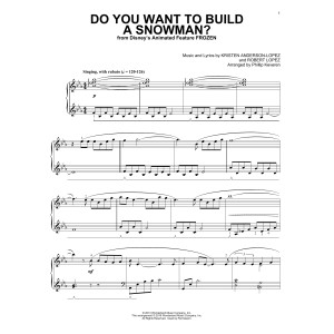 Do You Want To Build A Snowman? (from Frozen) (arr. Phillip Keveren)