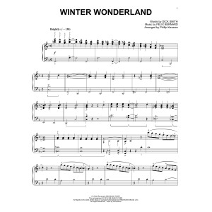 Winter Wonderland (arr. Phillip Keveren)