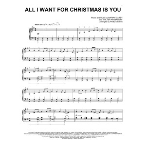 All I Want For Christmas Is You (arr. Phillip Keveren)