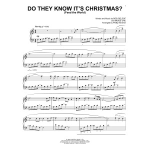 Do They Know It's Christmas? (Feed The World) (arr. Phillip Keveren)
