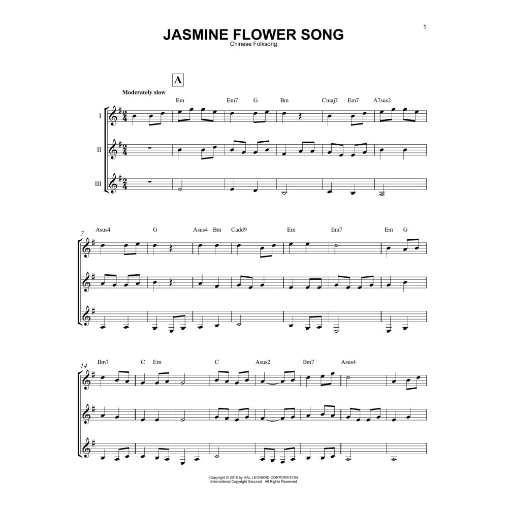 Jasmine Flower Song
