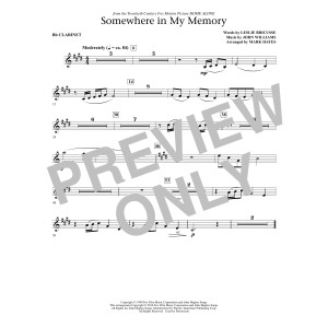 Somewhere in My Memory (arr. Mark Hayes) - Bb Clarinet