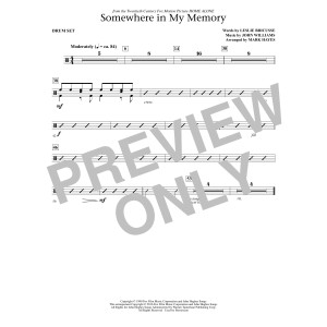 Somewhere in My Memory (arr. Mark Hayes) - Drum Set