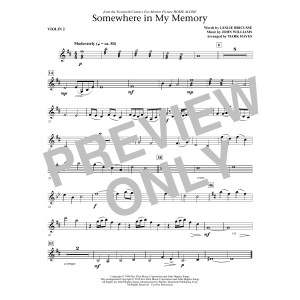 Somewhere in My Memory (arr. Mark Hayes) - Violin 2