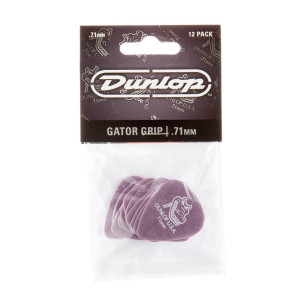 Pack of 12 Dunlop Gator Grip 0.71 Picks