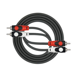 Kirlin 2xRCA-2xRCA 1.5 m Black Patch Cable