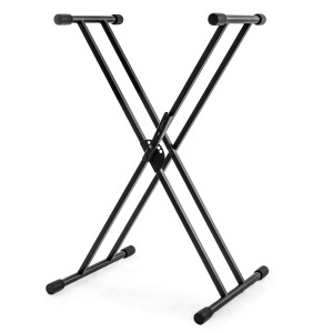 Soporte de teclado Nomad Double X negro