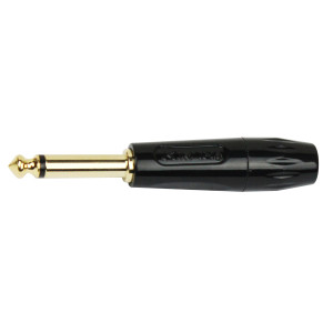 Kirlin 2-Pack 6.35 mm Jack Plug Black