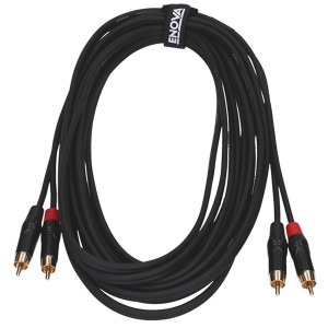 Cable Patch Enova 2x Rca - 2x Rca 1m