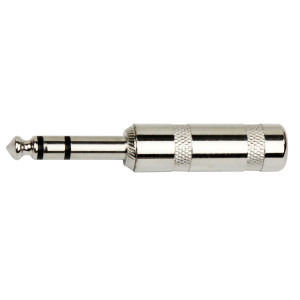 Kirlin Pack of 2 6.35 mm Nickel Jack Plugs