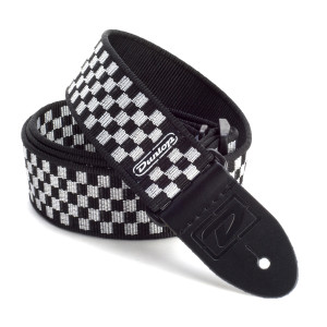 Dunlop Check Black White Strap