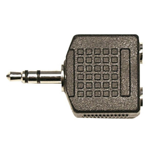 Kirlin Male TRS Plug 1/4" 2x TRS 1/8" F
