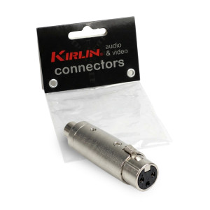 Kirlin Adaptateur Rca F/ Xlr F Alu