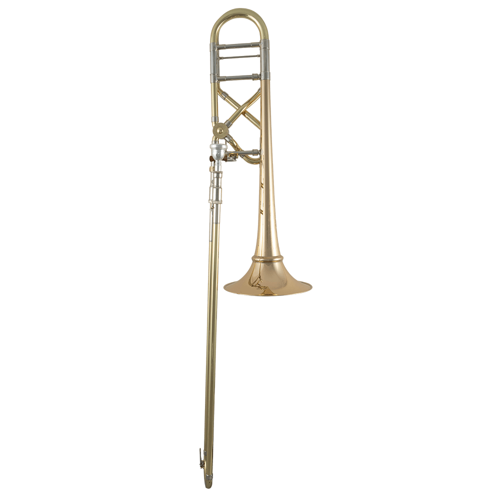 Bach A47XPS Peter Steiner Signature Professional F Attachment Tenor Trombone - Clear Lacquer with Artisan X Wrap