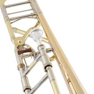 Bach A47XPS Peter Steiner Signature Professional F Attachment Tenor Trombone - Clear Lacquer with Artisan X Wrap