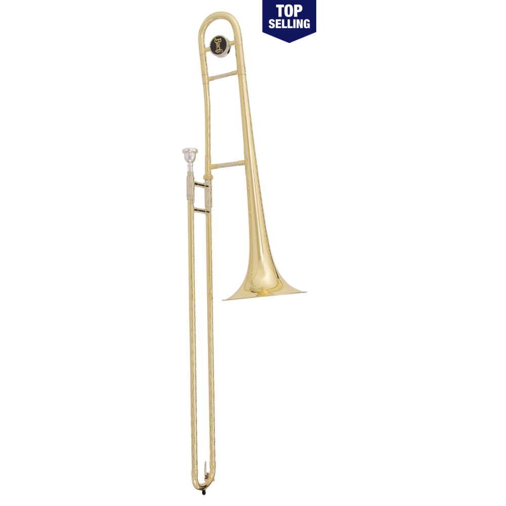 Bach TB301 Student Tenor Trombone - Clear Lacquer with 8-inch Bell