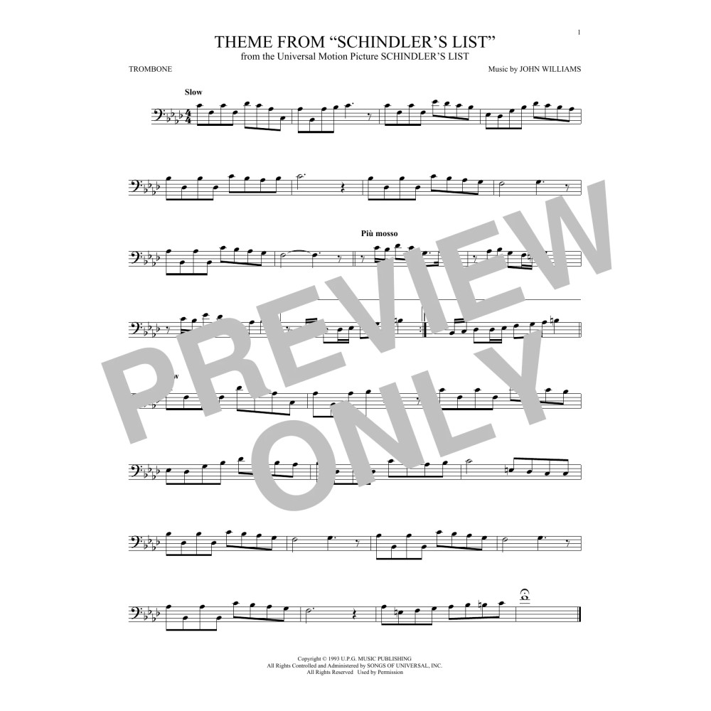 Theme From Schindler's List