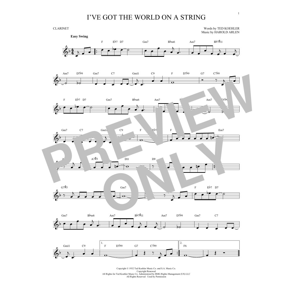 I've Got The World On A String