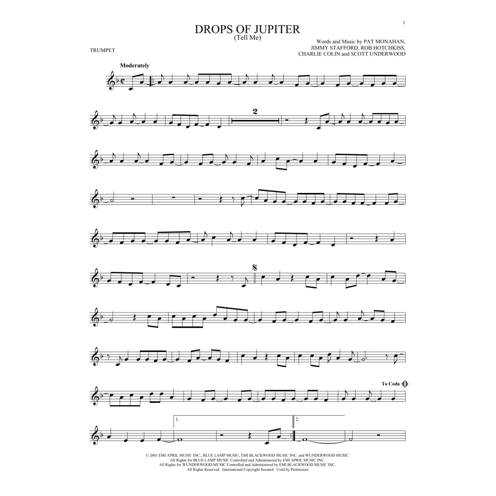 Drops Of Jupiter (Tell Me)