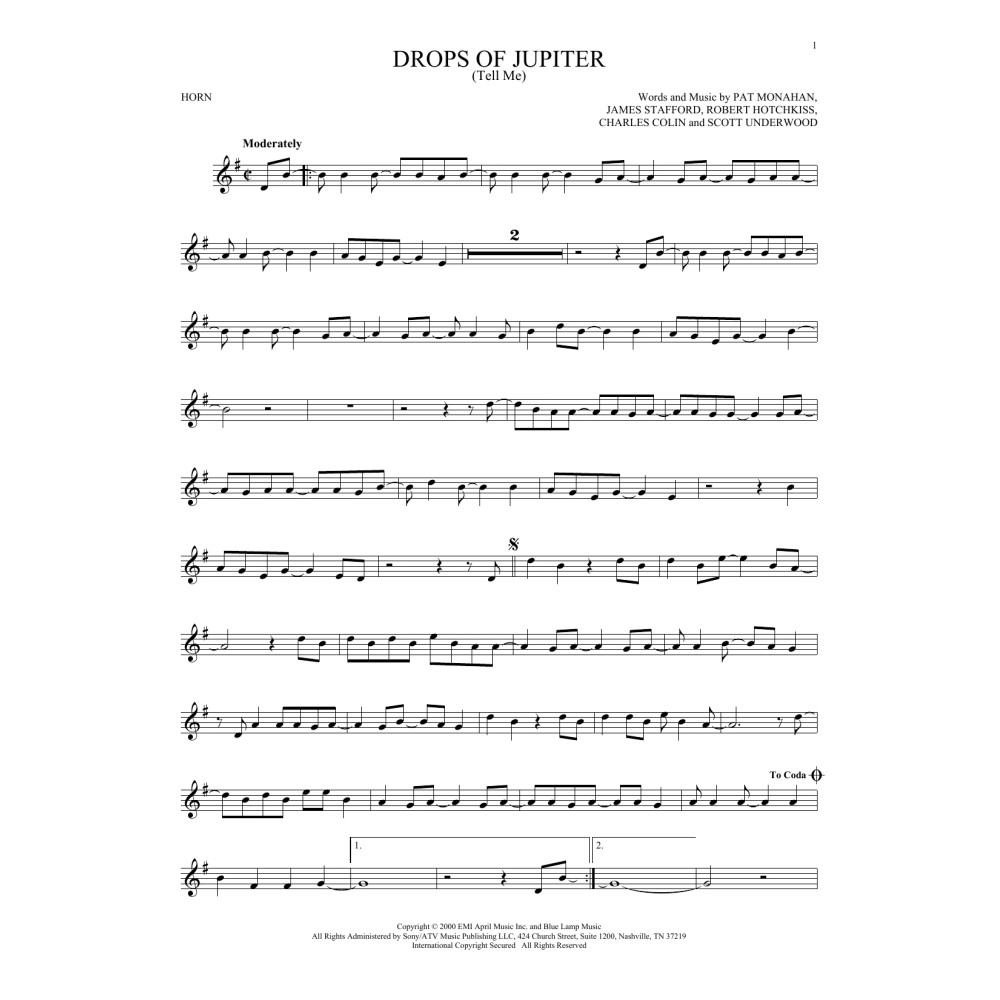 Drops Of Jupiter (Tell Me)