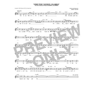 Theme From Goodbye Columbus