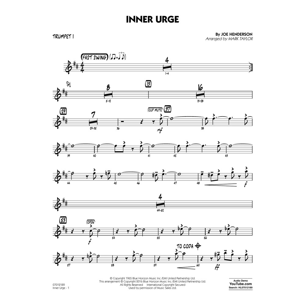 Inner Urge - Trumpet 1
