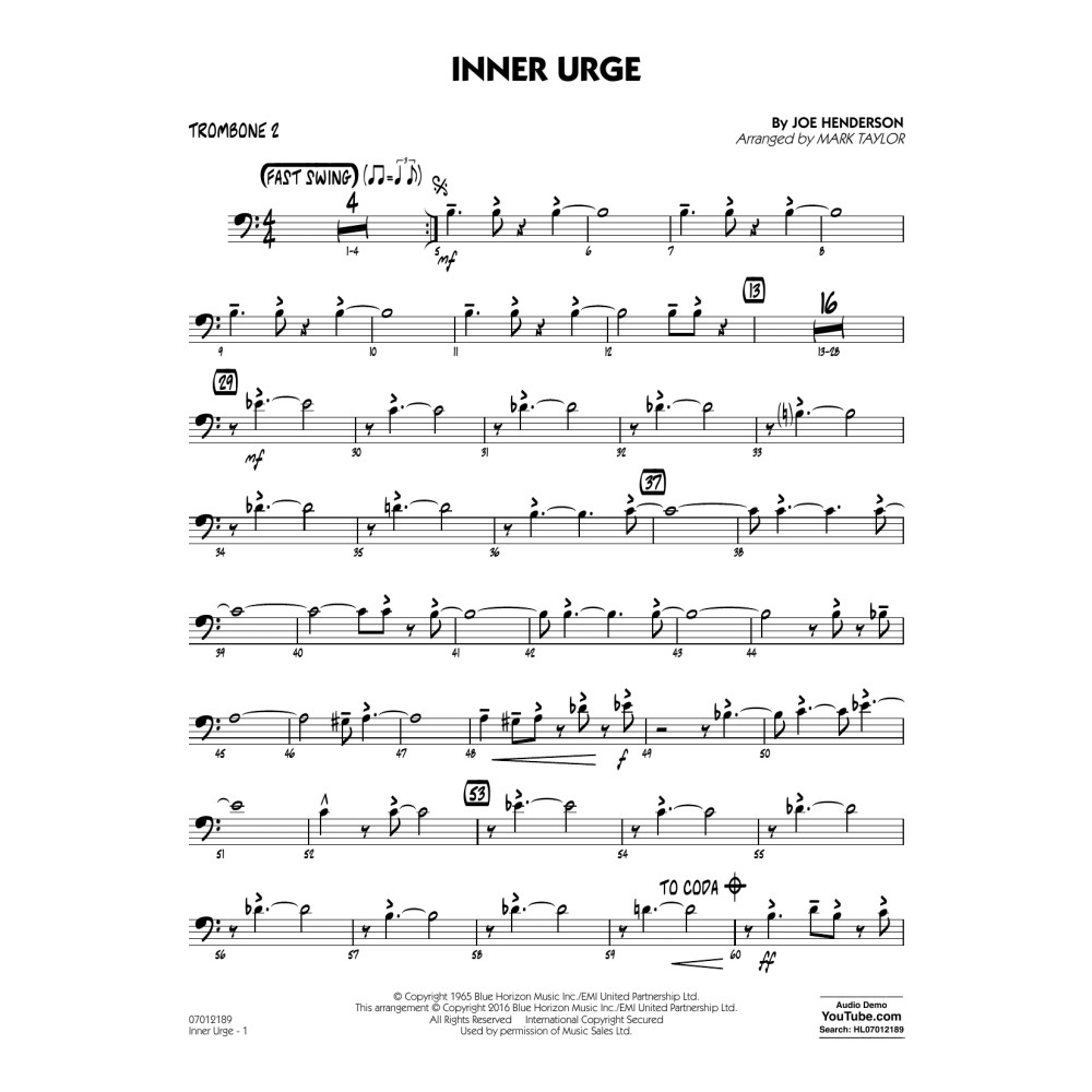 Inner Urge - Trombone 2