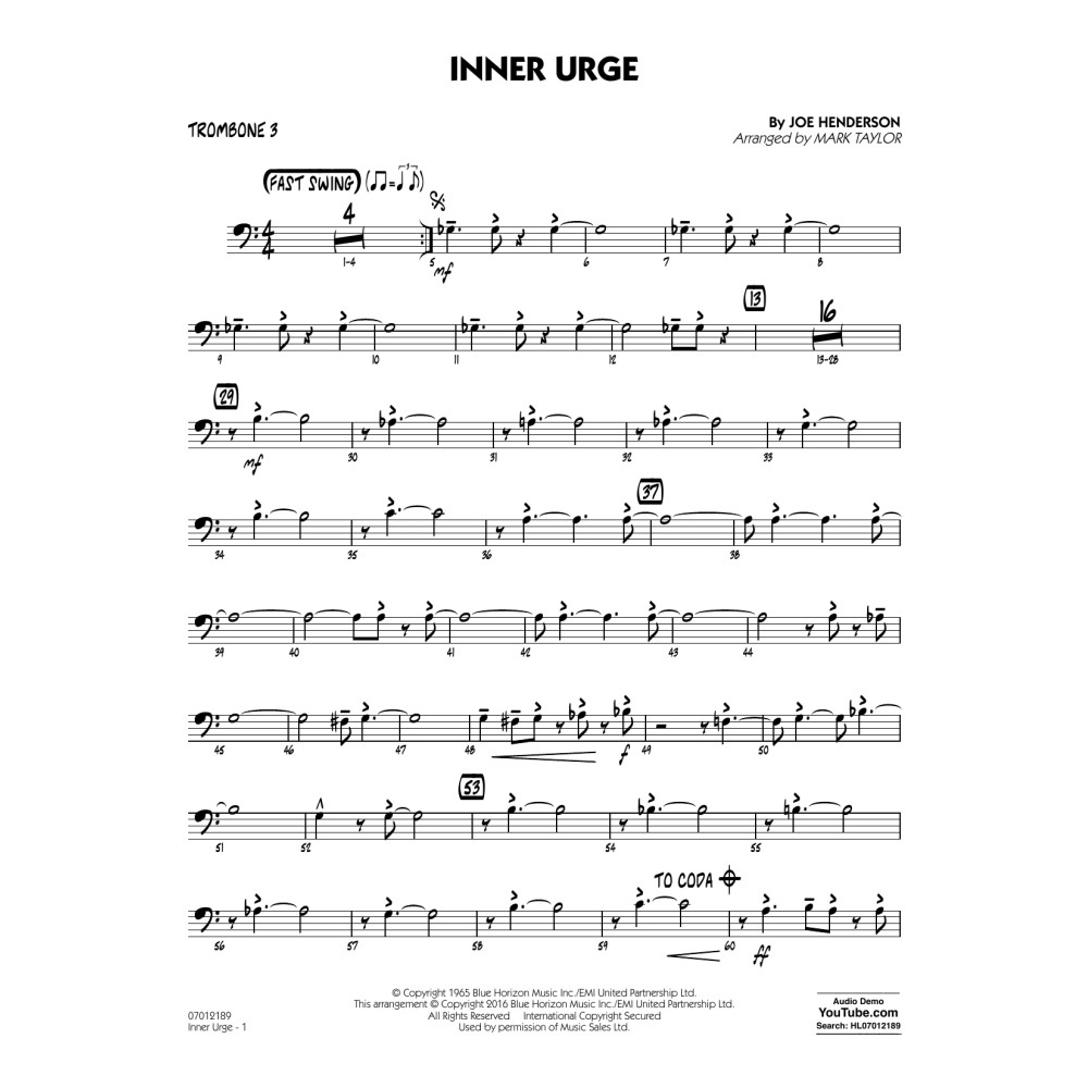 Inner Urge - Trombone 3