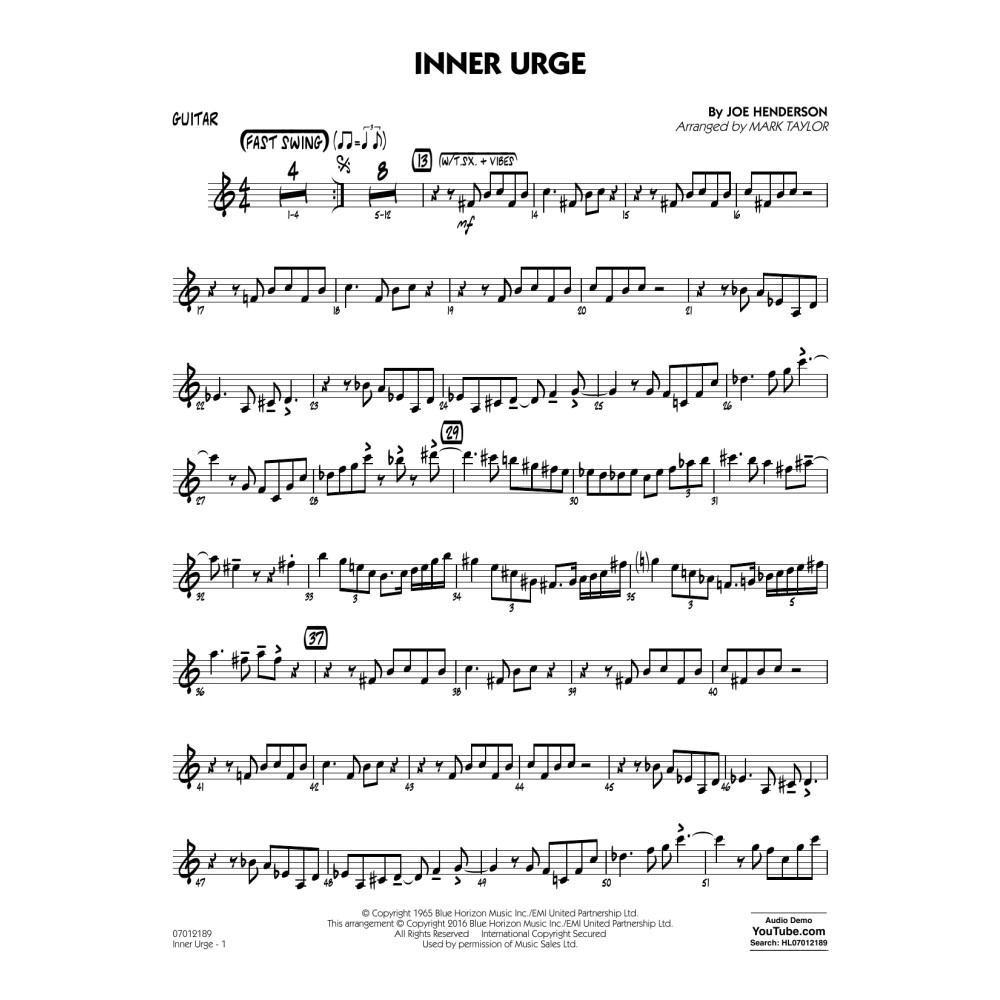 Inner Urge - Guitar
