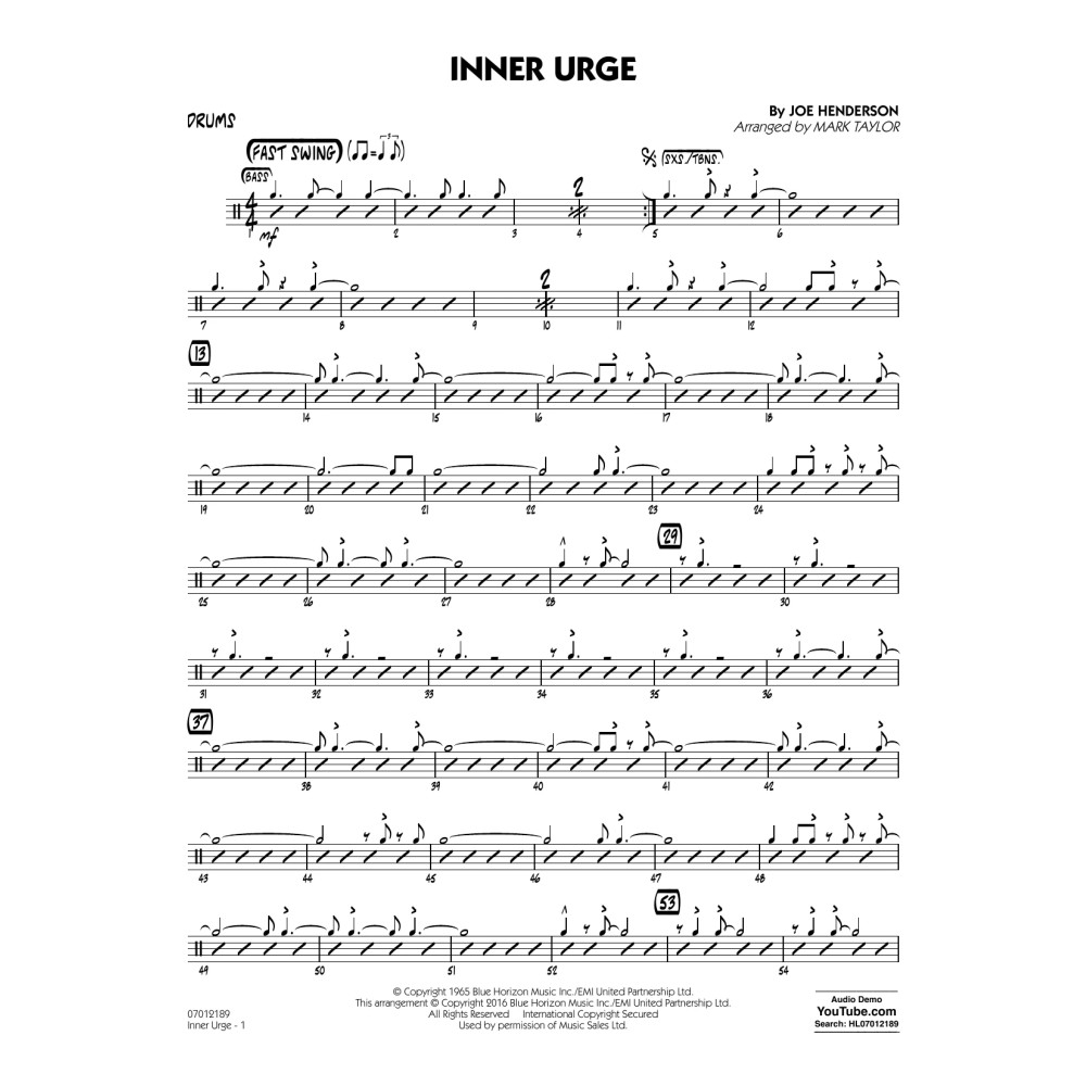 Inner Urge - Drums