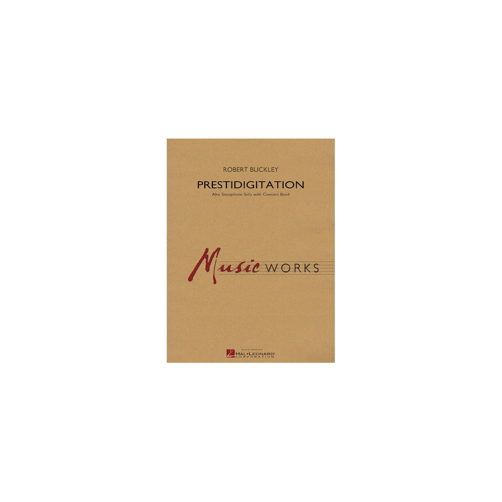 Prestidigitation (Alto Saxophone Solo with Band) - Conductor Score (Full Score)
