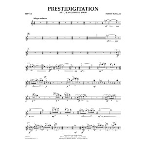 Prestidigitation (Alto Saxophone Solo with Band) - Flute 1