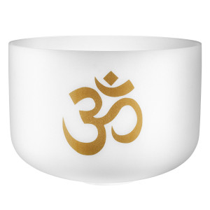 Singing Bowl Om Sonic Energy Crystal 16"