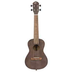 Ukelele de concierto Ortega, okoume, negro