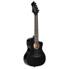 Ortega Okoume Concert Ukulele CW EQ Black