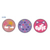 Set of 3 Ritter Cutie Badges