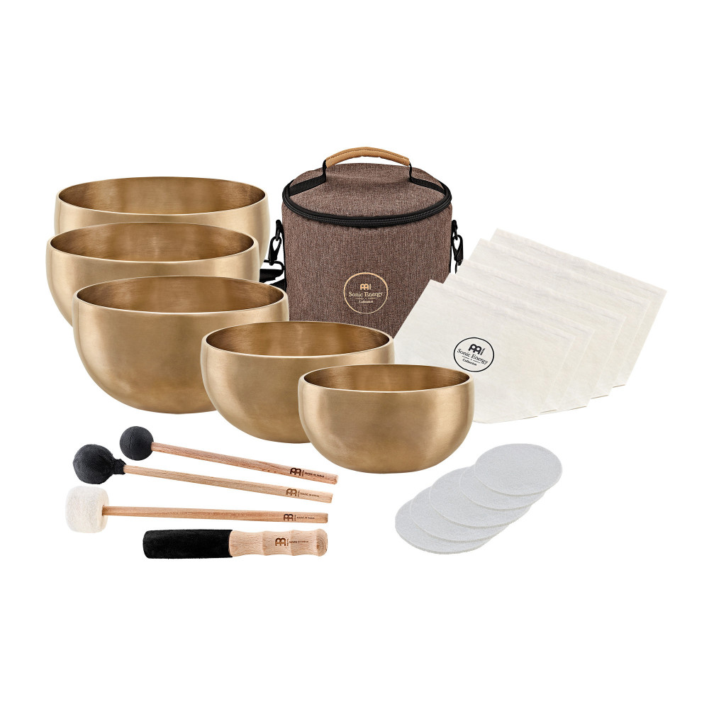 Set de 5 cuencos tibetanos Sonic Energy para yoga