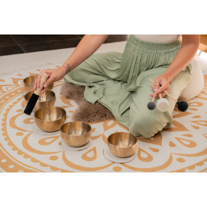 Set de 5 cuencos tibetanos Sonic Energy para yoga