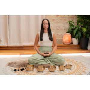 Set de 5 cuencos tibetanos Sonic Energy para yoga