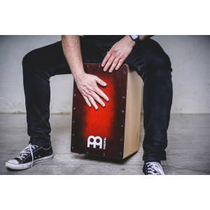 Cajon Snarecraft Red Burst