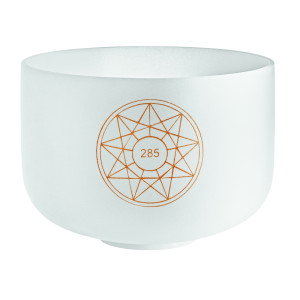 Cuenco tibetano de cristal sonoro 12", 285 Hz