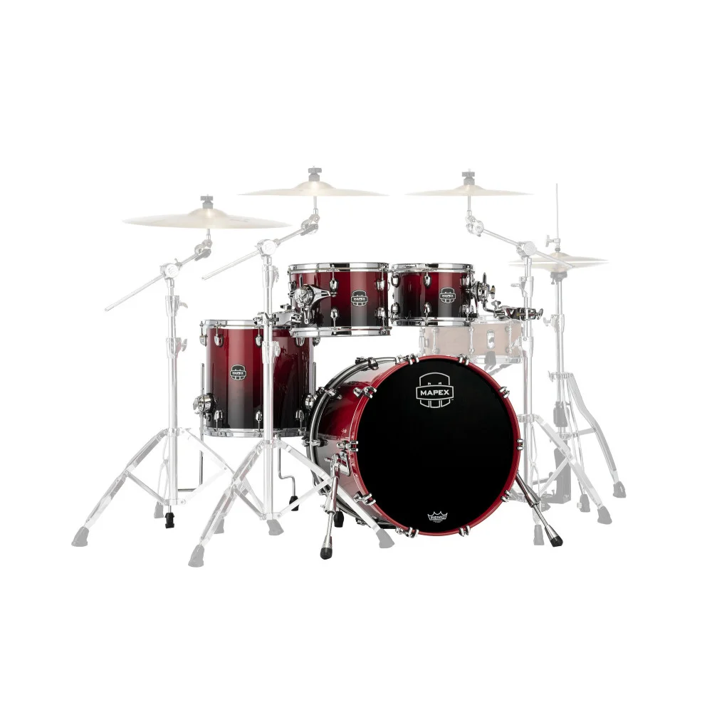 Mapex Saturn 4 Futs Scarlet Fade